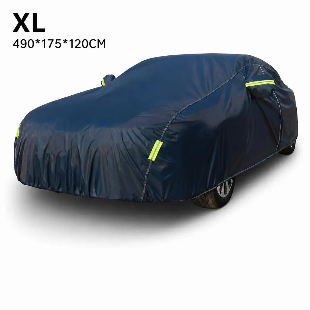 MiniRevs Heavy Duty Polyester Car Cover | All-Weather, Sun & Dust Protection, Universal Fit