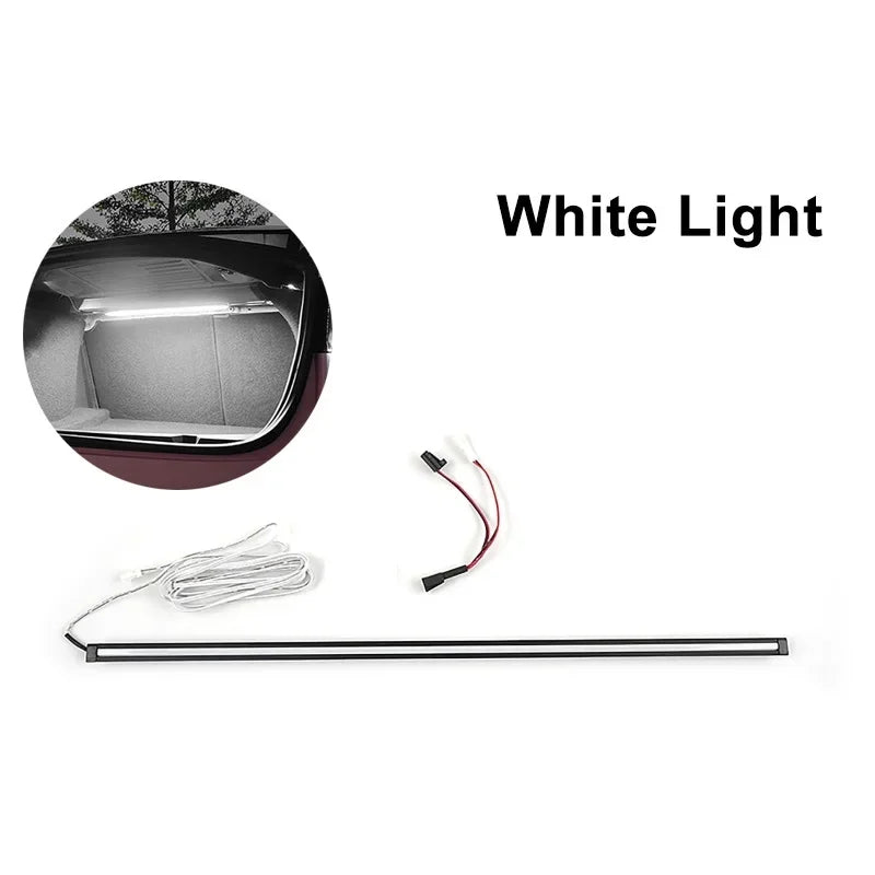 MiniRevs LED Trunk Light Bar for Tesla Model 3 | White/Blue Ambient Light