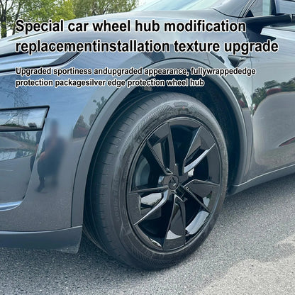 MiniRevs Full Rim Hub Caps | Tesla Model Y Juniper 19" Wheels