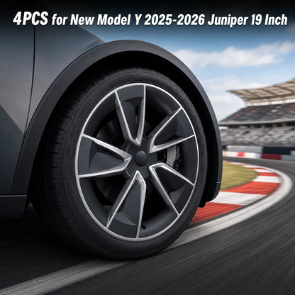 MiniRevs Full Rim Hub Caps | Tesla Model Y Juniper 19" Wheels