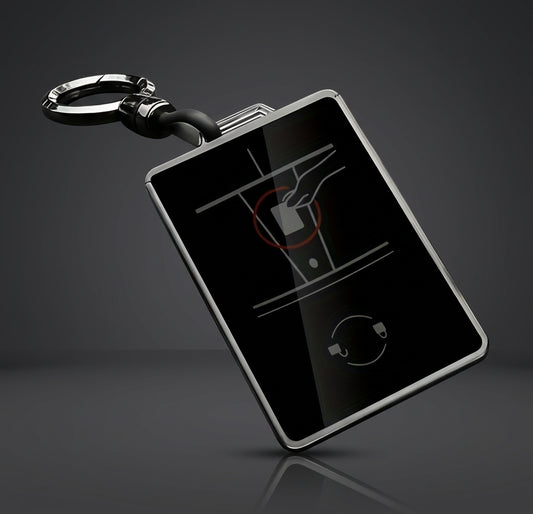 MiniRevs Transparent Black Key Card NFC Case for Tesla