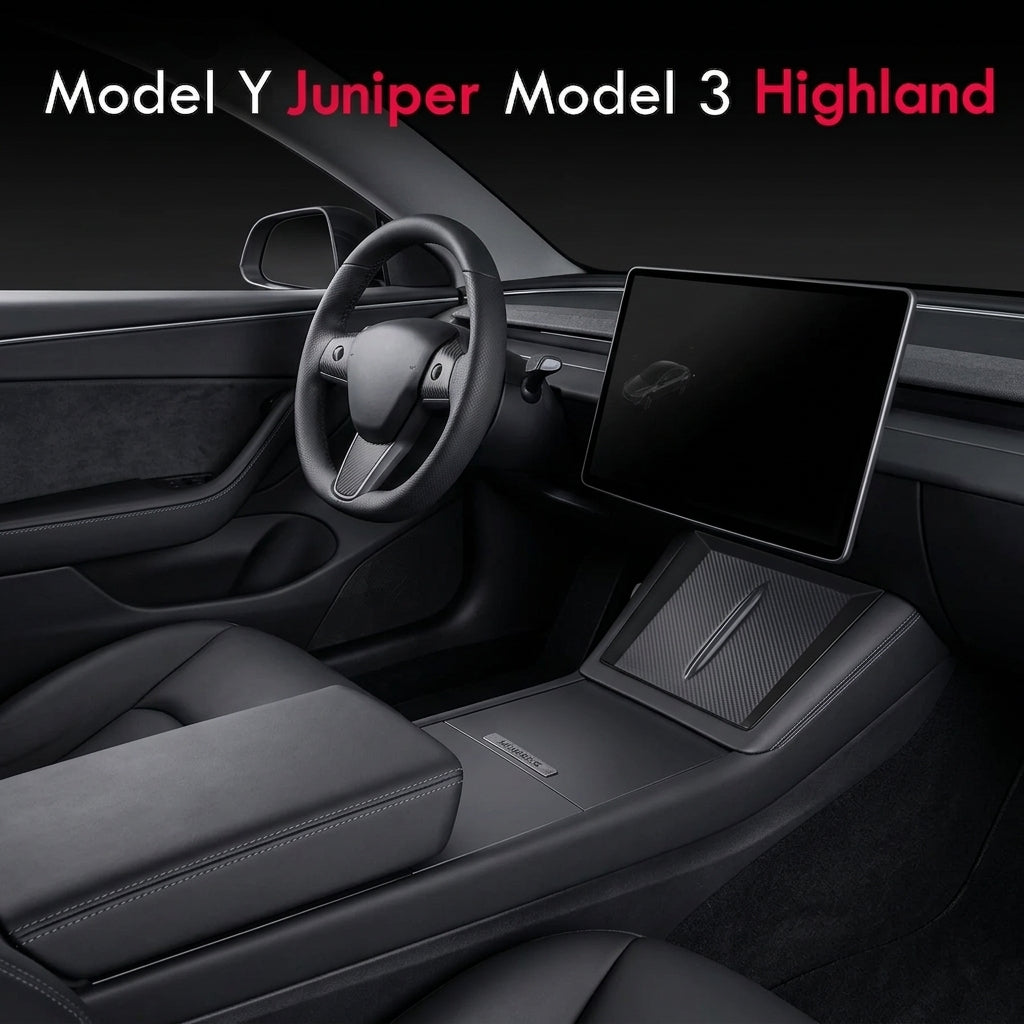 MiniRevs Silicone Wireless Charging Mat for Tesla Model Y Juniper/Premium/Performance & Model 3 Highland