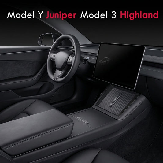 MiniRevs Silicone Wireless Charging Mat for Tesla Model Y Juniper/Premium/Performance & Model 3 Highland