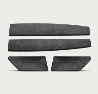 MiniRevs Alcantara Suede Dashboard & Door Trim Cover for Tesla Model 3/Y 2020-2024