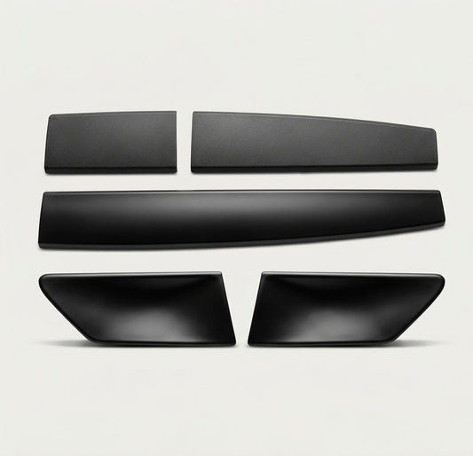 MiniRevs Carbon Fiber Dashboard & Door Trim Kit for Tesla Model 3/Y 2021-2023 | Glossy/Matte Black