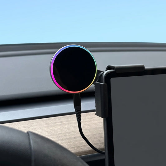 MiniRevs 25W Magnetic Wireless Charger Phone Mount for Tesla Model Y/3 Juniper 2026 | Qi2.2 MagSafe
