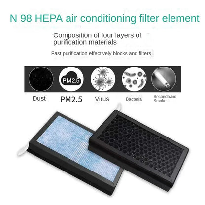 MiniRevs HEPA Cabin Air Filter for Tesla Model 3/Y Highland Juniper 2020-2026 (2-Pack)