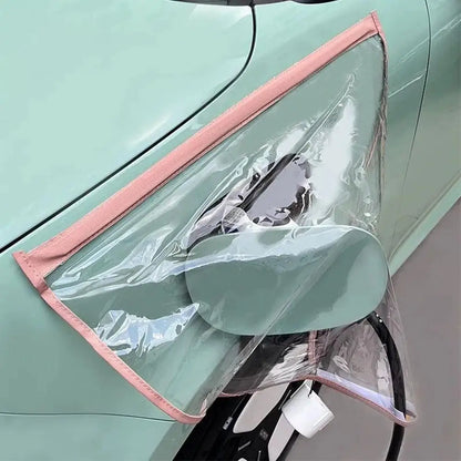 MiniRevs Magnetic Waterproof Charging Rain Cover for EVs | Universal Fit