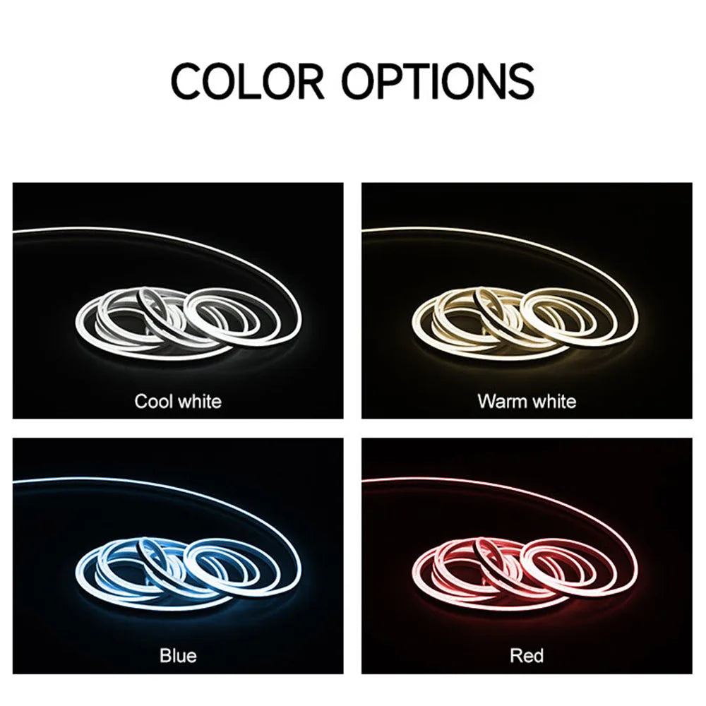 MiniRevs LED Frunk Light Strip for Tesla Model 3/Y/S/X | 5m Flexible Surround Light