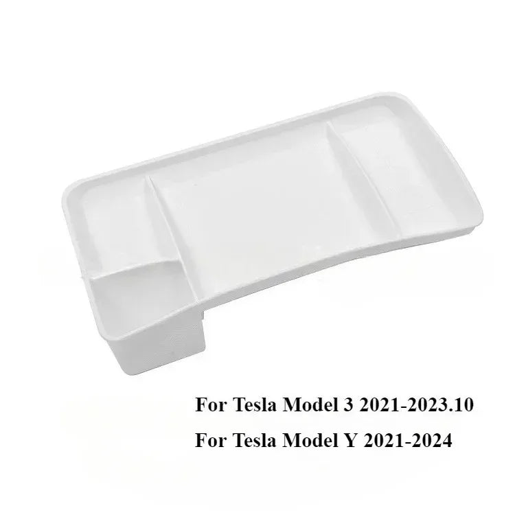 MiniRevs Dashboard Screen Rear Storage Tray for Tesla Model 3/Y 2021-2024