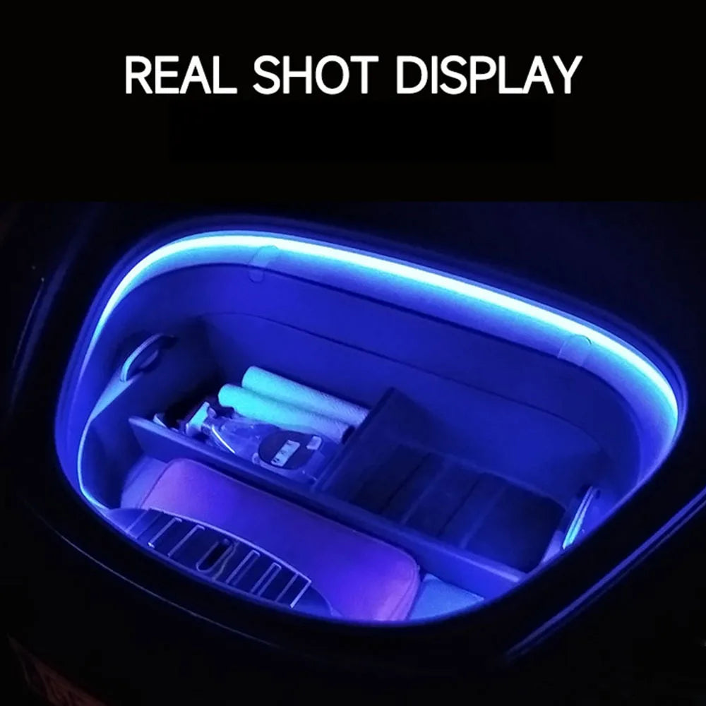 MiniRevs LED Frunk Light Strip for Tesla Model 3/Y/S/X | 5m Flexible Surround Light