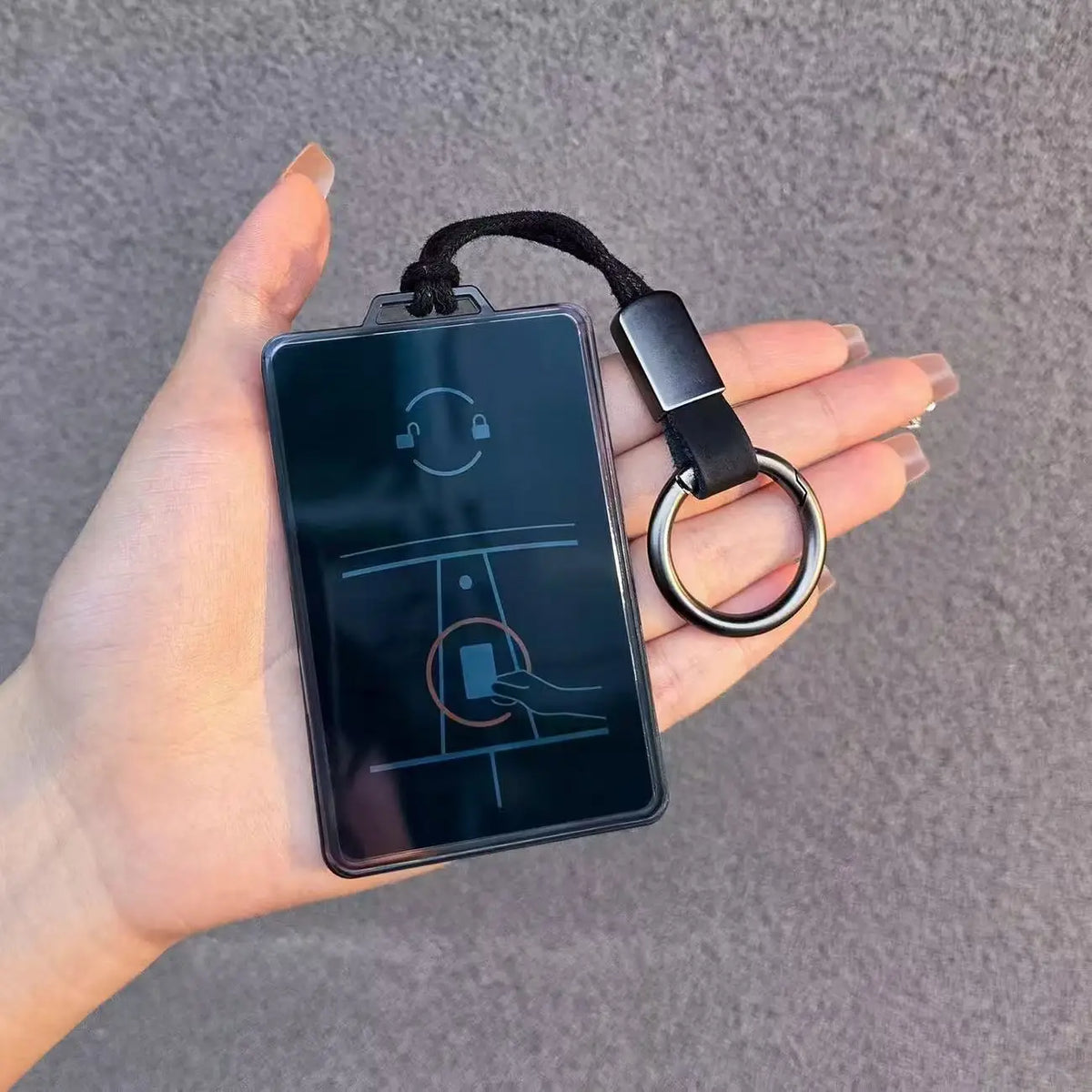 MiniRevs Transparent Black Key Card NFC Case for Tesla