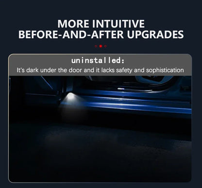 MiniRevs LED Door Welcome Light Projector for Tesla Model S/3/X/Y (2-Pack)