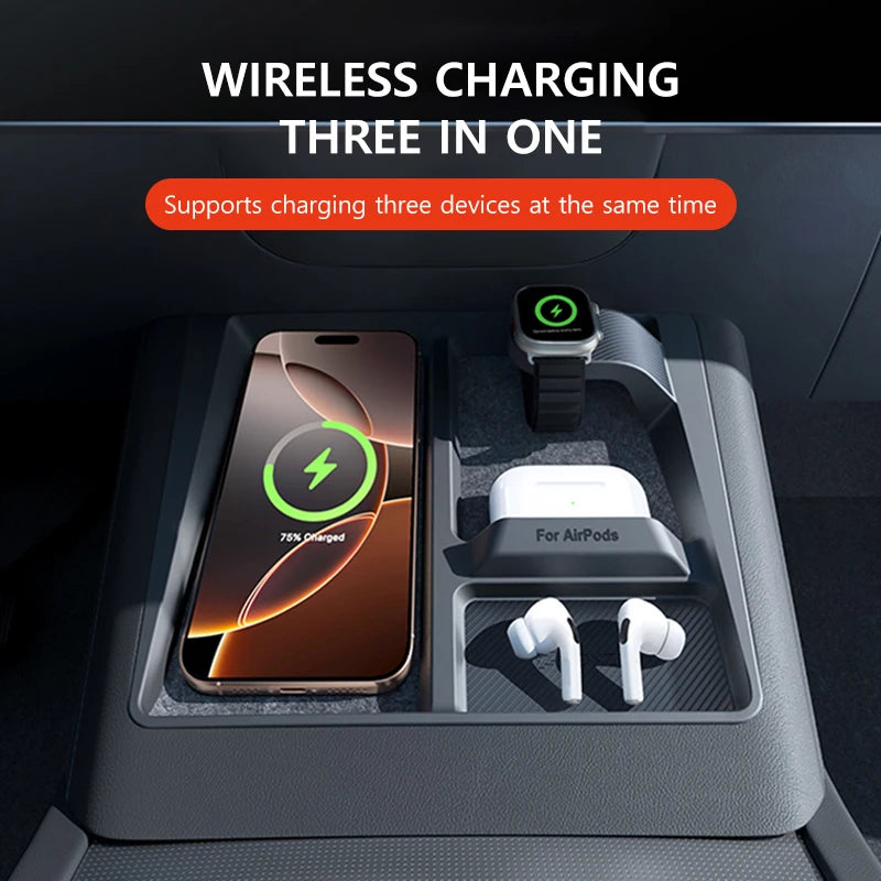 MiniRevs Wireless Charging Stand for Tesla Model 3 Highland & Model Y Juniper
