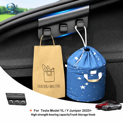 MiniRevs Rear Trunk Hook for Tesla Model YL/Y Juniper 2025+ | Bag & Umbrella Holder