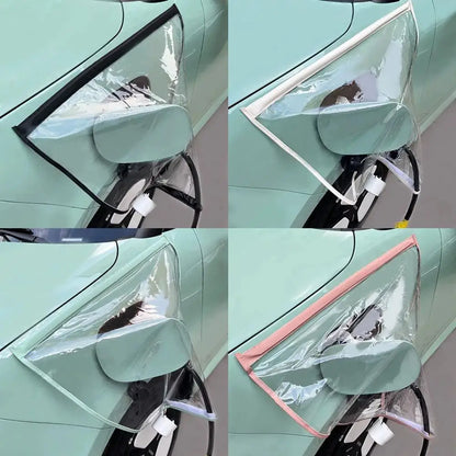 MiniRevs Magnetic Waterproof Charging Rain Cover for EVs | Universal Fit