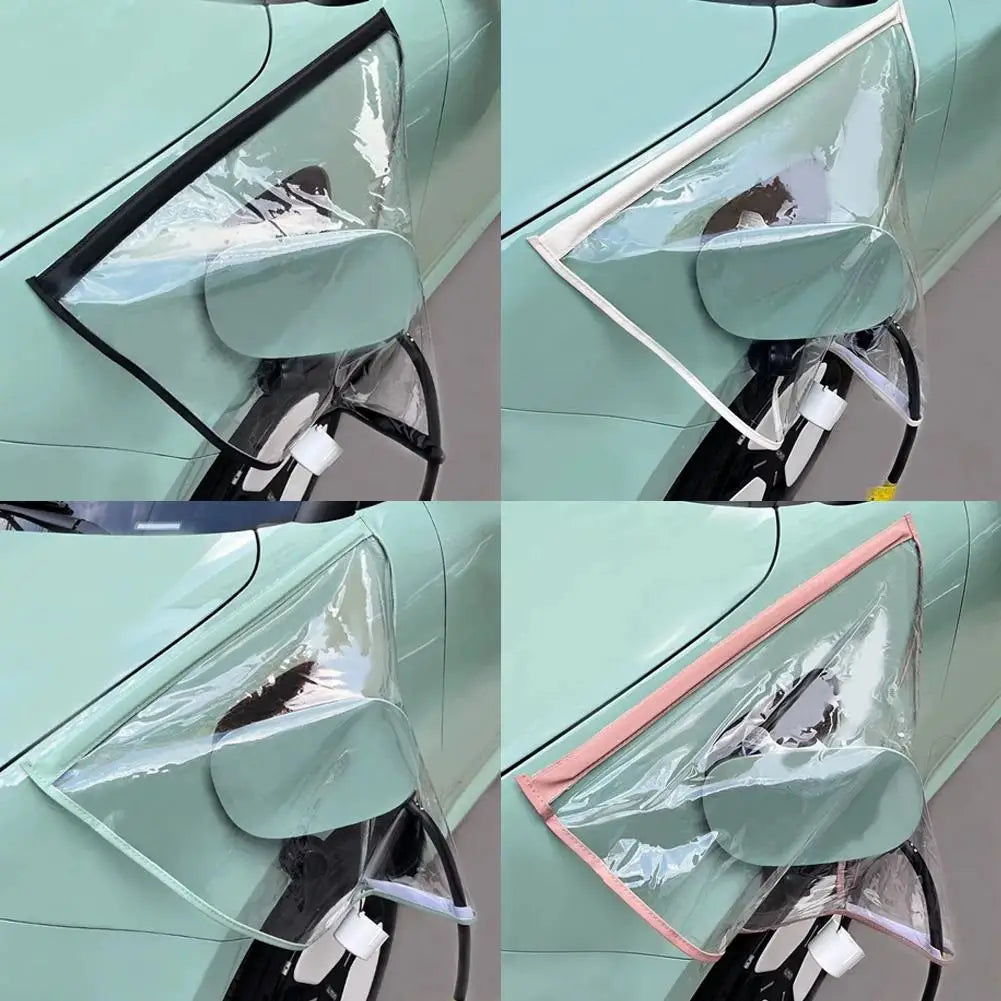 MiniRevs Magnetic Waterproof Charging Rain Cover for EVs | Universal Fit