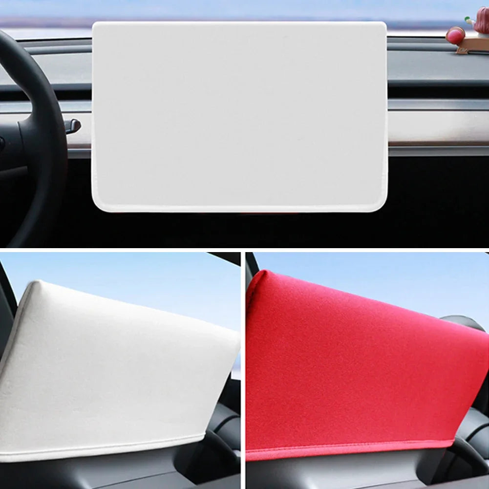 MiniRevs PU Screen Protector Dust Cover for Tesla Models