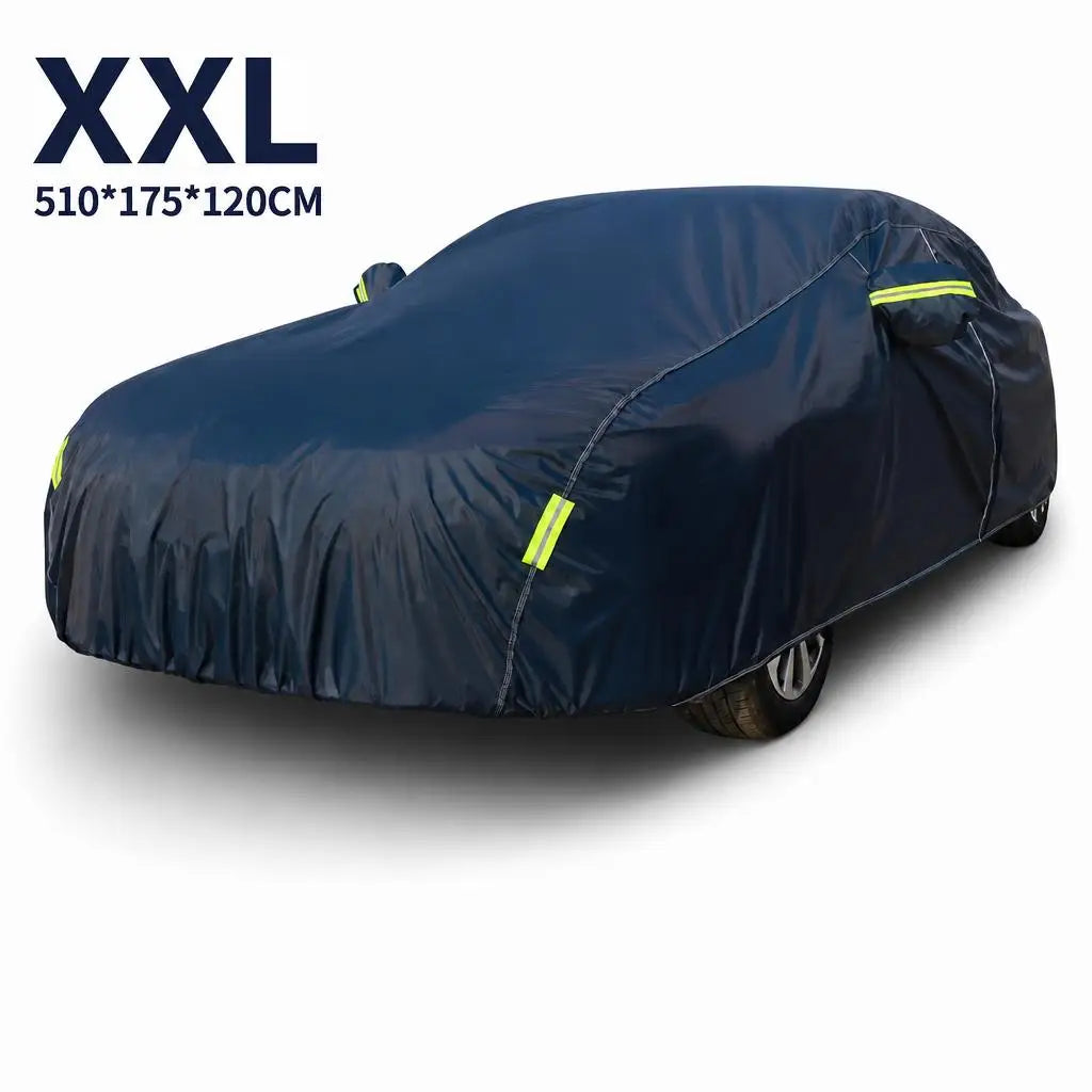 MiniRevs Heavy Duty Polyester Car Cover | All-Weather, Sun & Dust Protection, Universal Fit
