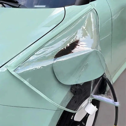 MiniRevs Magnetic Waterproof Charging Rain Cover for EVs | Universal Fit