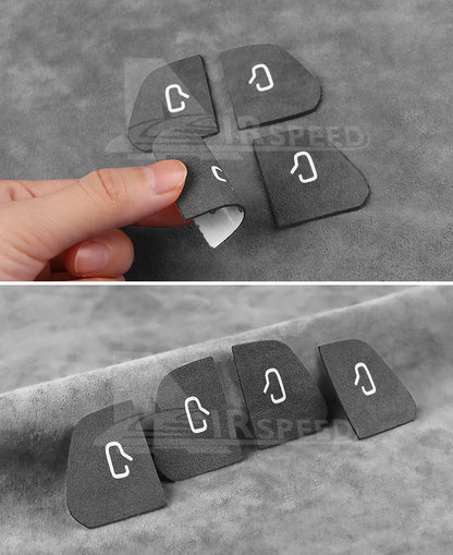 MiniRevs Alcantara Door Switch Panel Trim | Tesla Model 3 Highland & Model Y Juniper