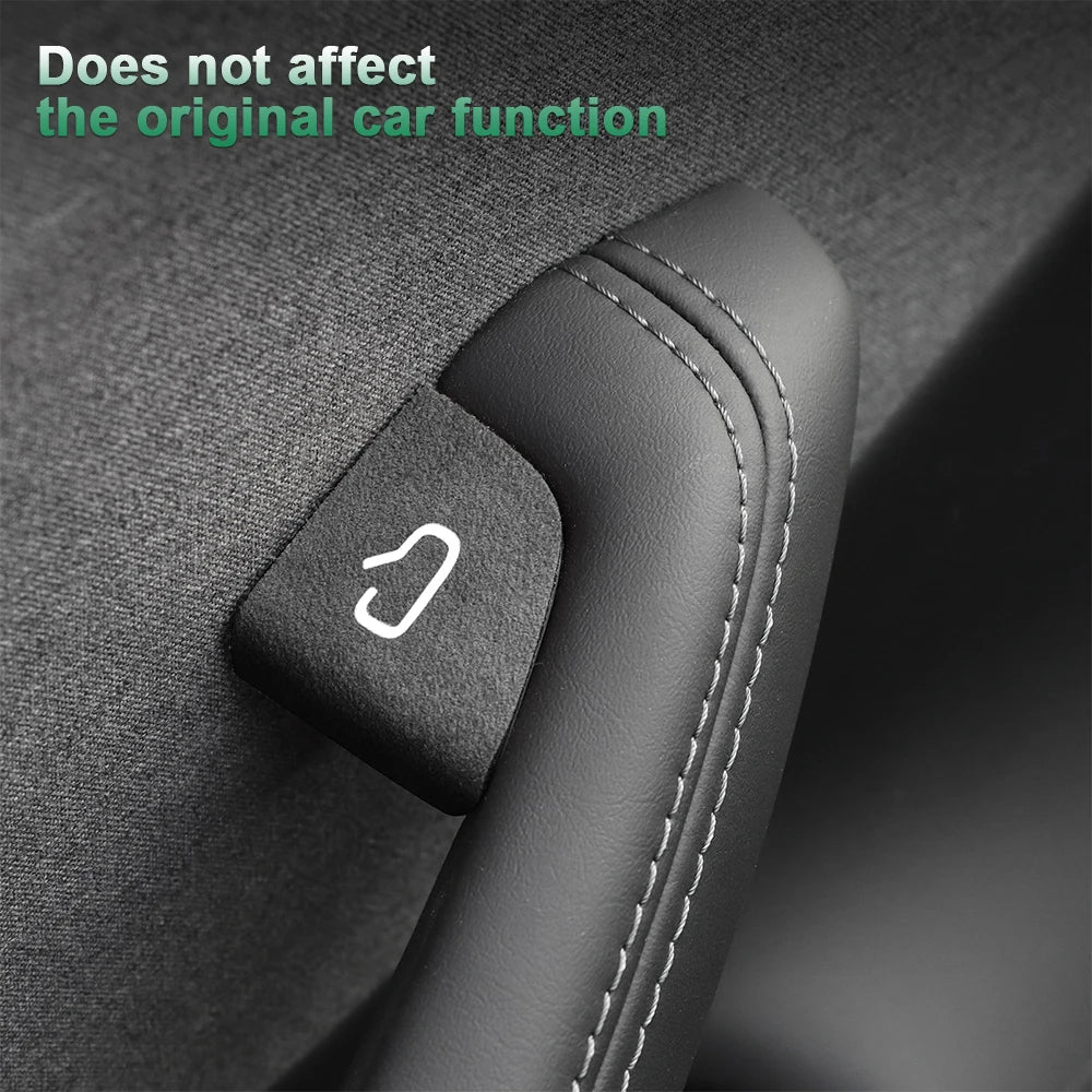 MiniRevs Alcantara Door Switch Panel Trim | Tesla Model 3 Highland & Model Y Juniper