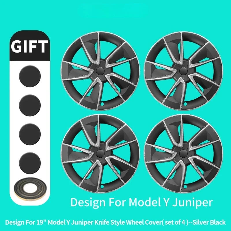 MiniRevs Full Rim Hub Caps | Tesla Model Y Juniper 19" Wheels