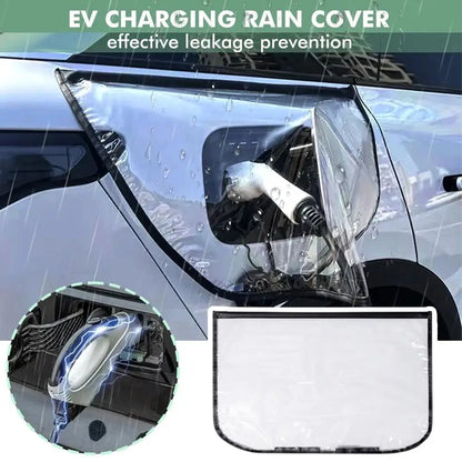 MiniRevs Magnetic Waterproof Charging Rain Cover for EVs | Universal Fit