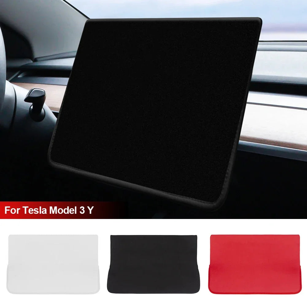 MiniRevs PU Screen Protector Dust Cover for Tesla Models