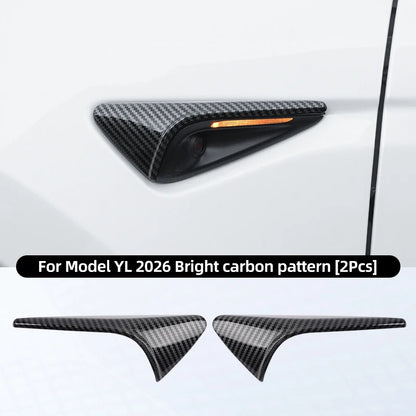 MiniRevs Carbon Fiber Turn Signal Camera Trim Cover for Tesla Model 3/Y/YL Highland Juniper 2026