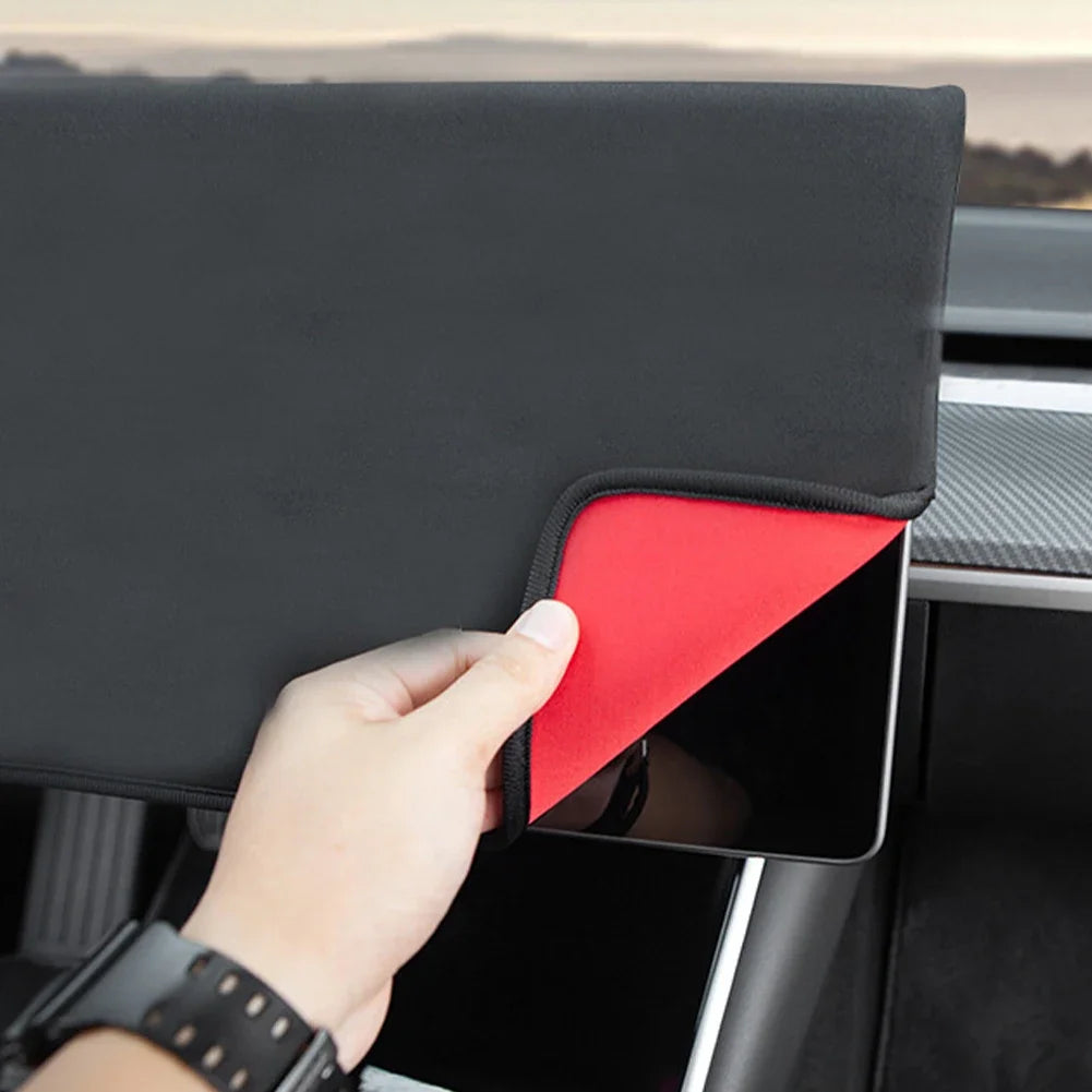 MiniRevs PU Screen Protector Dust Cover for Tesla Models