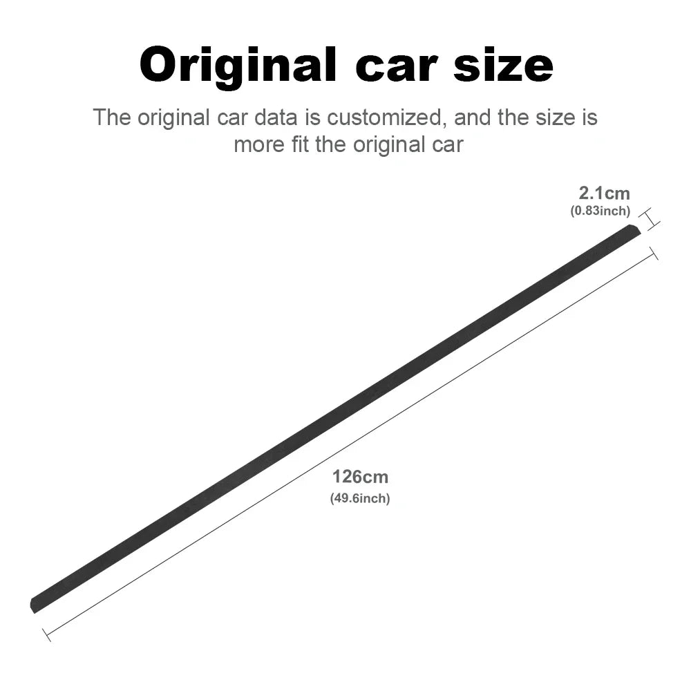 MiniRevs Italian Suede Dashboard Air Vent Trim for Tesla Model 3 Highland & Model Y Juniper