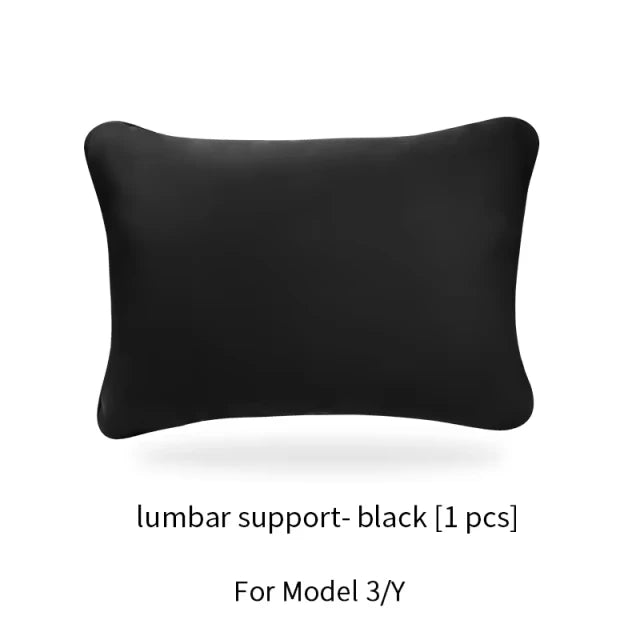 MiniRevs Flocking Neck & Lumbar Support Pillow Set for Tesla Model 3/Y