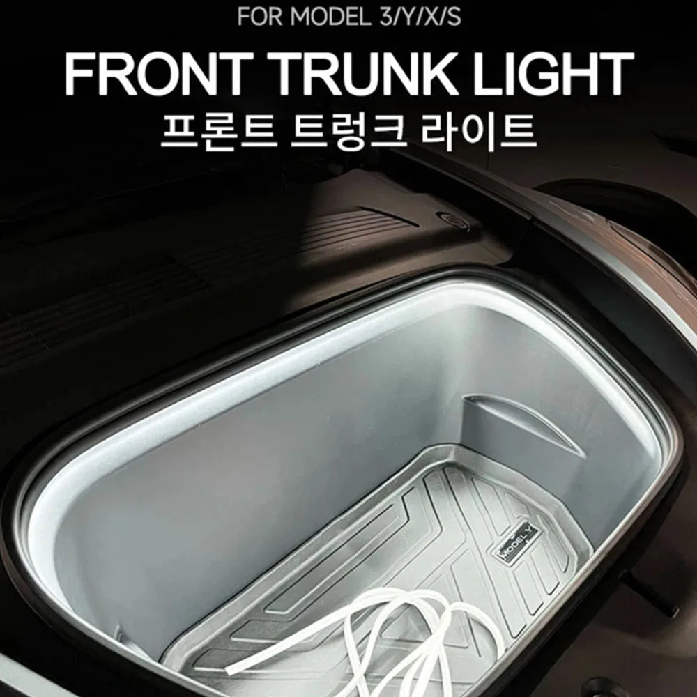 MiniRevs LED Frunk Light Strip for Tesla Model 3/Y/S/X | 5m Flexible Surround Light