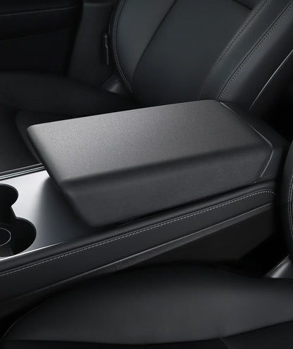 MiniRevs Leather Center Console Armrest Cover for Tesla Model 3/Y/YL Highland Juniper 2021-2026