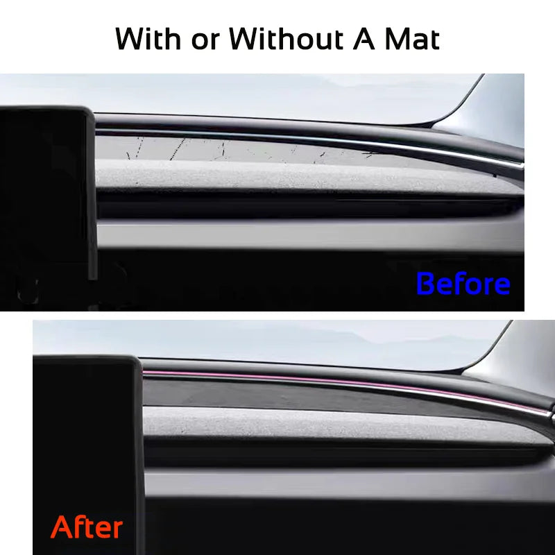 MiniRevs Anti-UV Dashboard Mat Cover for Tesla Model 3/Y 2021-2026 (Highland & Juniper)