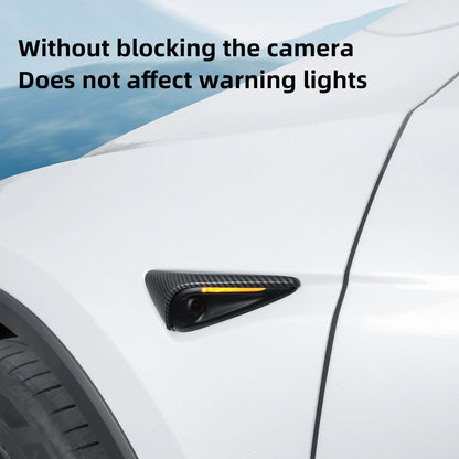 MiniRevs Carbon Fiber Turn Signal Camera Trim Cover for Tesla Model 3/Y/YL Highland Juniper 2026