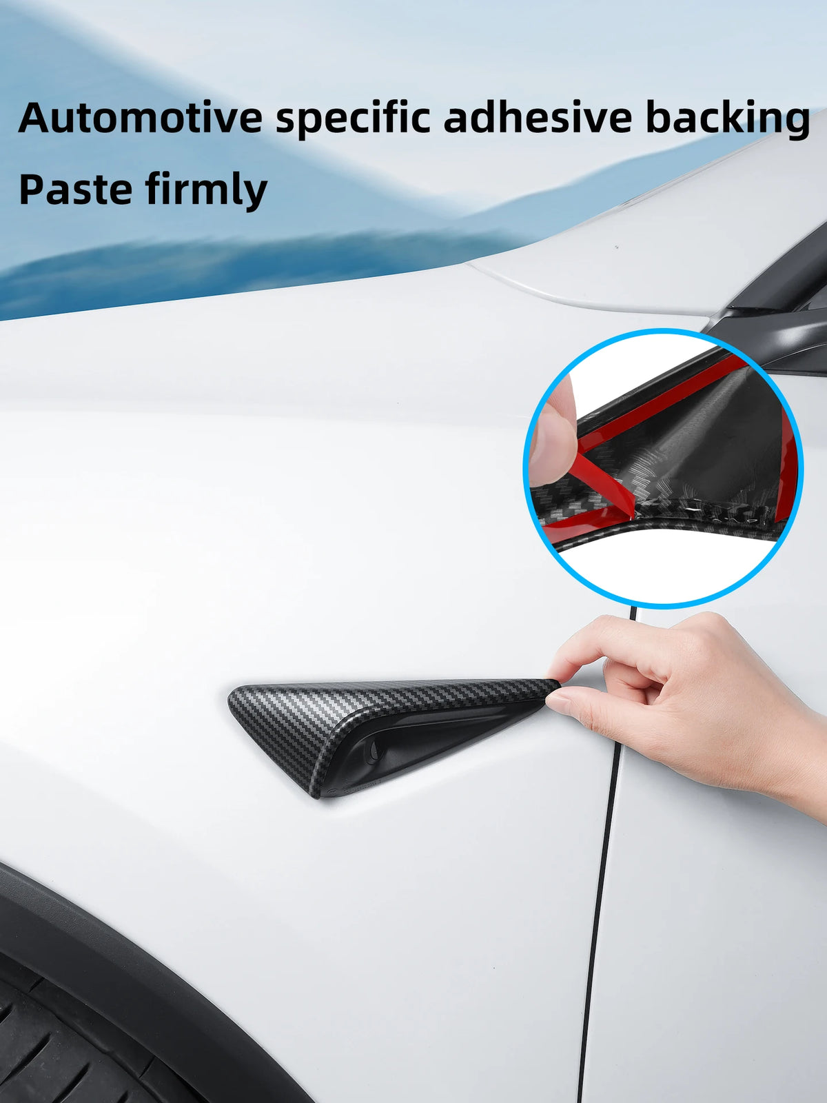 MiniRevs Carbon Fiber Turn Signal Camera Trim Cover for Tesla Model 3/Y/YL Highland Juniper 2026