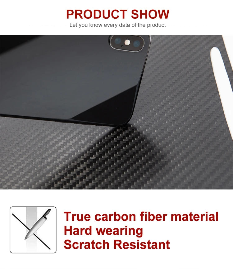 MiniRevs Real Carbon Fiber Center Console Trim Cover for Tesla Model 3/Y 2021-2023
