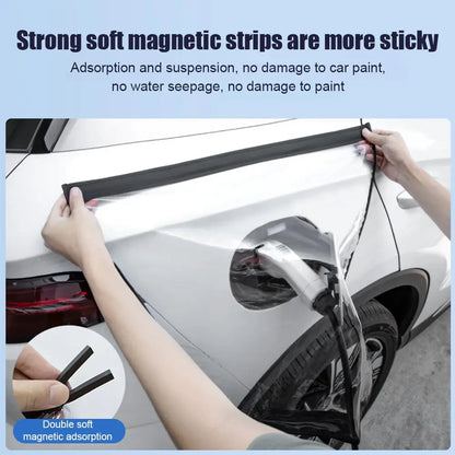 MiniRevs Magnetic Waterproof Charging Rain Cover for EVs | Universal Fit