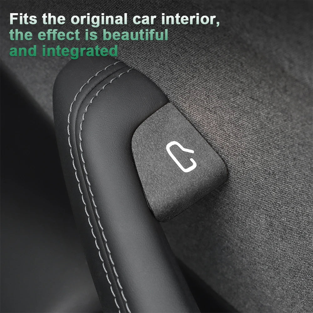 MiniRevs Alcantara Door Switch Panel Trim | Tesla Model 3 Highland & Model Y Juniper