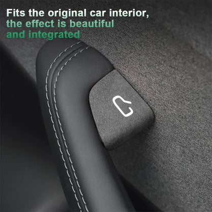 MiniRevs Alcantara Door Switch Panel Trim | Tesla Model 3 Highland & Model Y Juniper