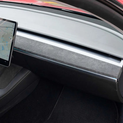 MiniRevs Alcantara Suede Dashboard & Door Trim Cover for Tesla Model 3/Y 2020-2024
