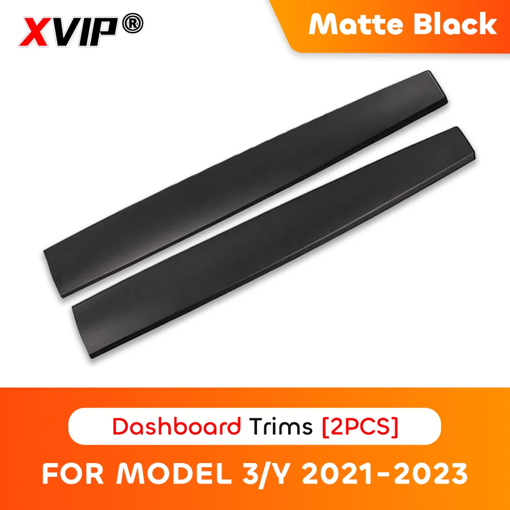 MiniRevs Carbon Fiber Dashboard & Door Trim Kit for Tesla Model 3/Y 2021-2023 | Glossy/Matte Black