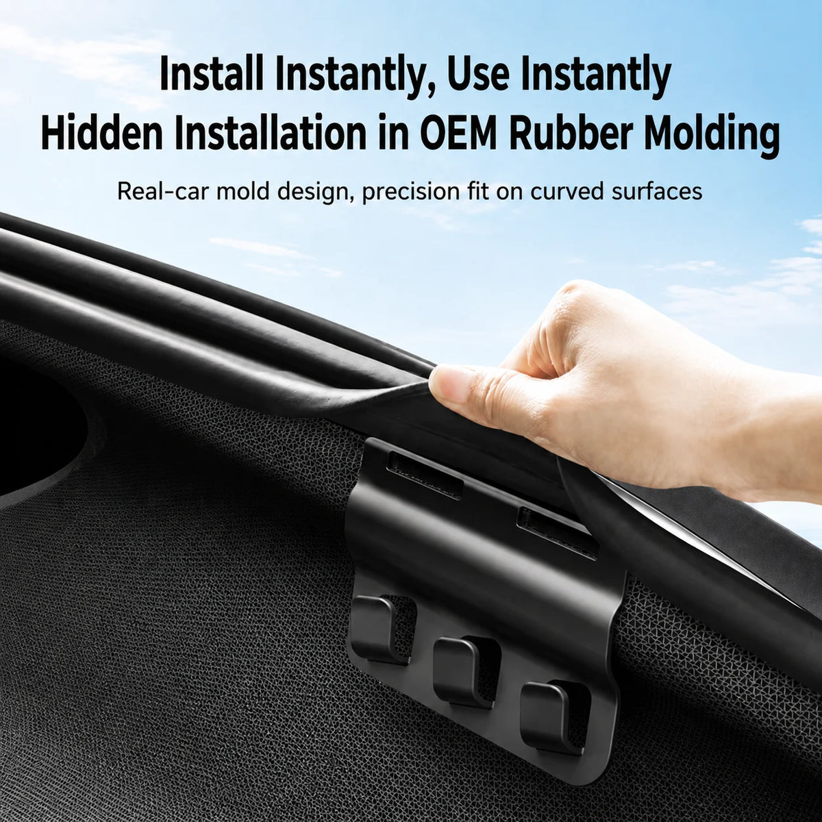 MiniRevs Rear Trunk Hook for Tesla Model YL/Y Juniper 2025+ | Bag & Umbrella Holder