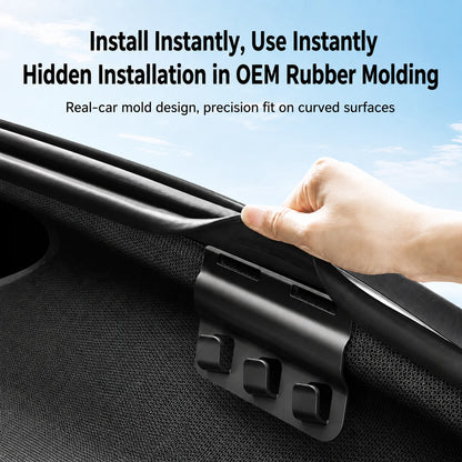 MiniRevs Rear Trunk Hook for Tesla Model YL/Y Juniper 2025+ | Bag & Umbrella Holder