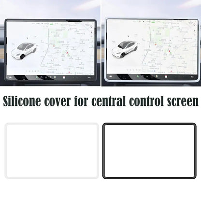 MiniRevs Silicone Screen Frame for Tesla | 360° Edge Protection
