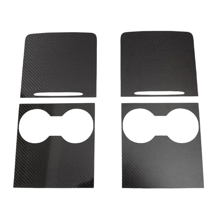 MiniRevs Real Carbon Fiber Center Console Trim Cover for Tesla Model 3/Y 2021-2023
