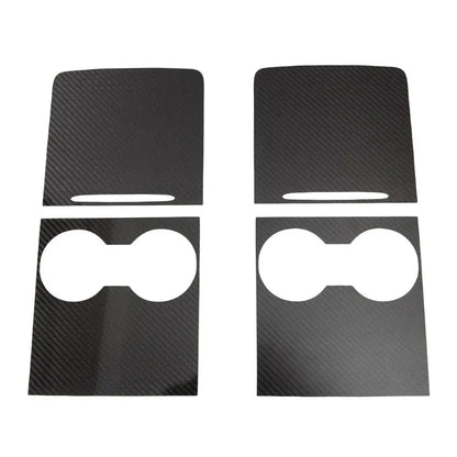 MiniRevs Real Carbon Fiber Center Console Trim Cover for Tesla Model 3/Y 2021-2023