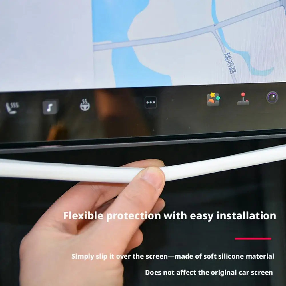 MiniRevs Silicone Screen Frame for Tesla | 360° Edge Protection